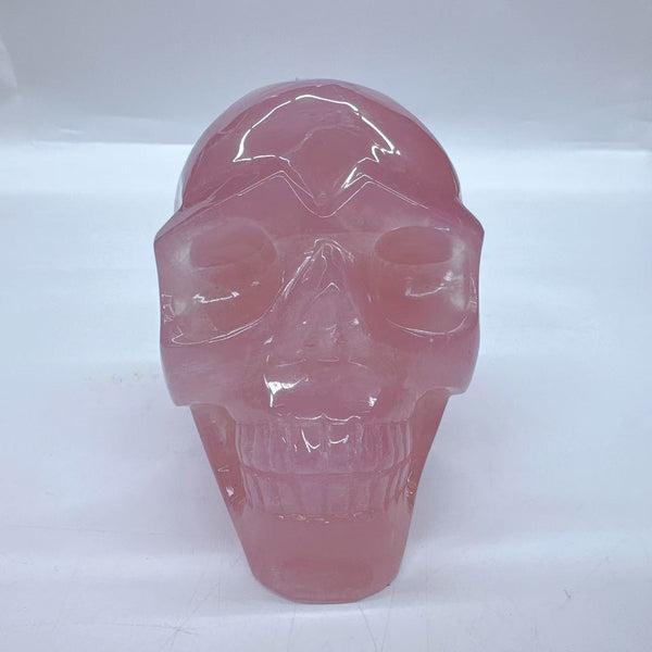 Rose Quartz Skull